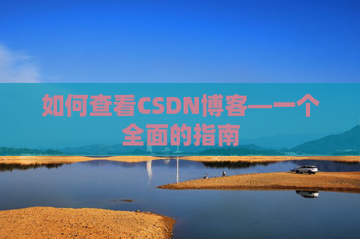 如何查看CSDN博客—一个全面的指南